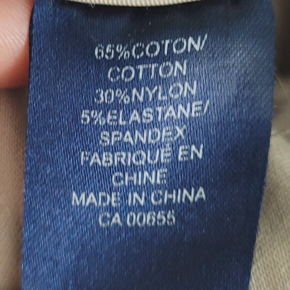 Reitmans Women's Khaki High Waist Cotton Blend Leg Stretch Capri Pants Size 11 - Picture 8 of 13